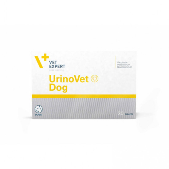 Urinovet Dog Vet Expert – Supliment Alimentar pentru Suportul Sistemului Urinar la Câini – 30 Tablete